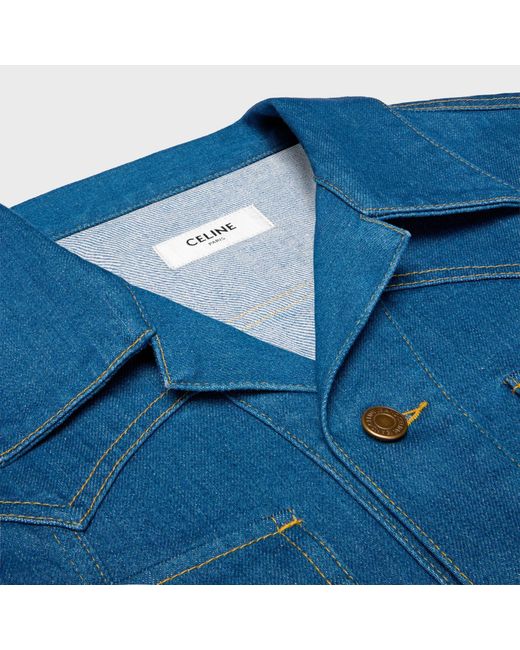 Céline Blue Trucker Jacket for men