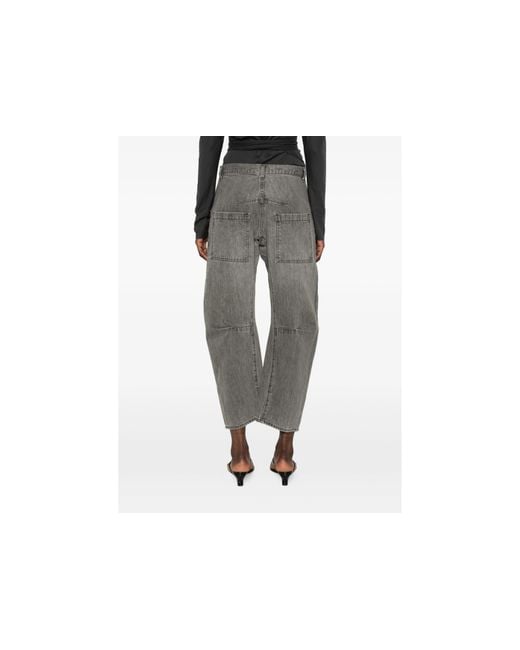 Nili Lotan Gray Shon Jeans