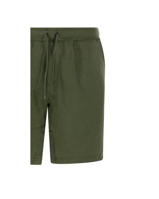 Ralph Lauren Green Drawstring Jersey Shorts for men