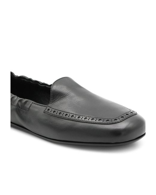 Church's Black Square Toe Slip-On Loafers