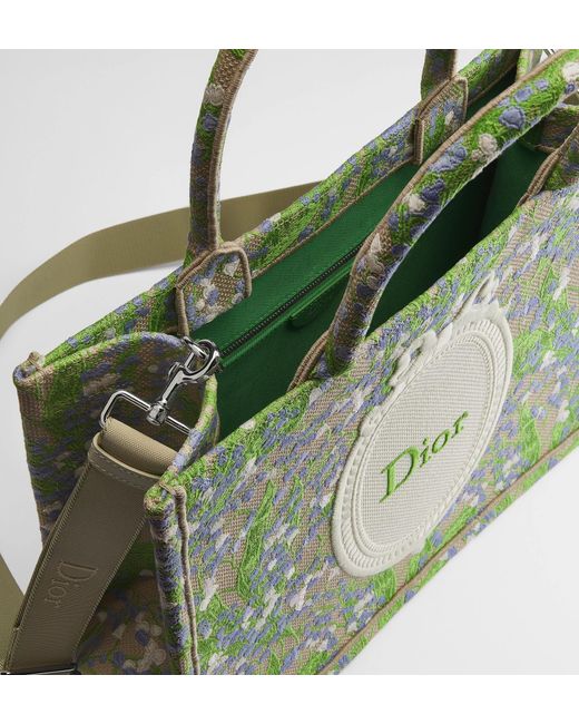 Dior Green Double-Handle Shoulder Bag
