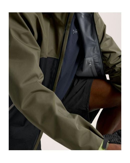 Arc'teryx Gray Beta Colour-Block Jacket for men