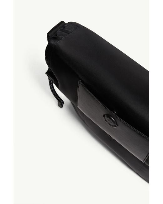 Moncler Black Kenton Drill Messenger Bag for men