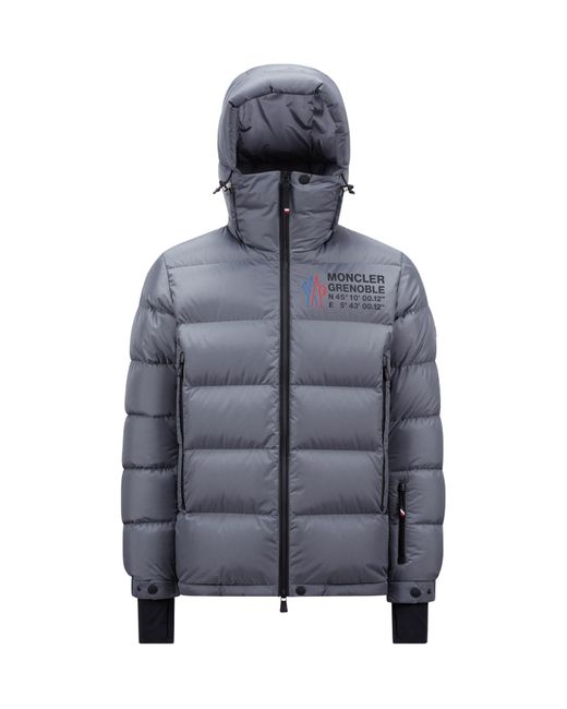 Moncler Gray Isorno Short Down Jacket for men