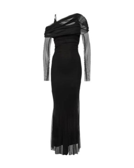 Christopher Esber Black Long Sleeve Dress