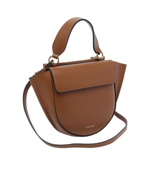 Wandler Brown Top-Handle Shoulder Bag