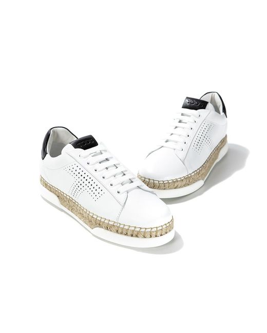 Tod's White Logo Details Casual Sneakers