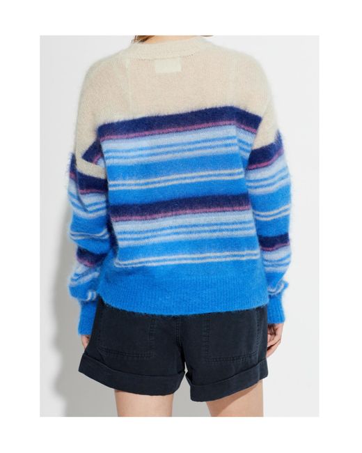 Isabel Marant Blue Round-Neck Knitwear