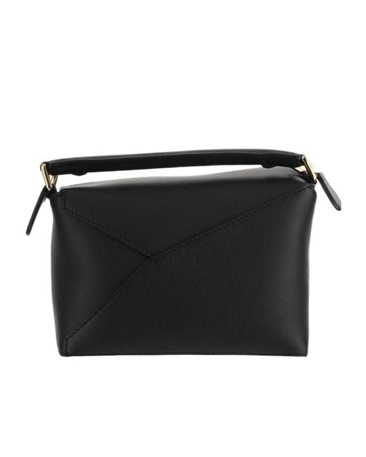 Loewe Black Mini Puzzle Edge Bag