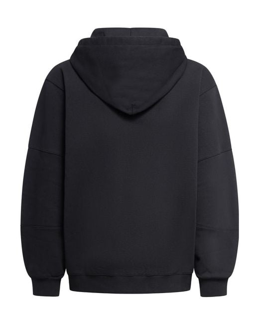 OAMC Blue Logo-Patch Cotton Hoodie for men