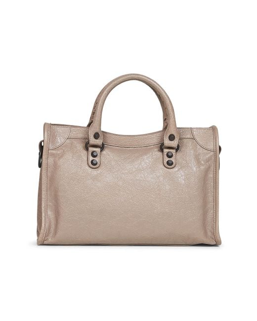 Balenciaga Natural Small Le City Tote Bag