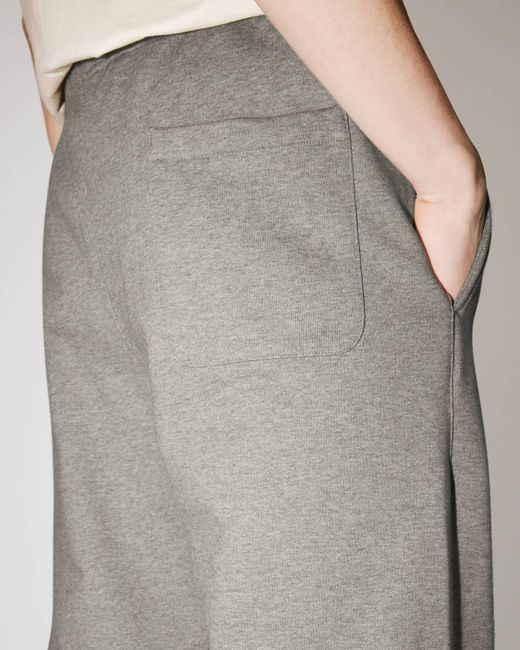 KENZO Gray Logo-Patch Trousers for men