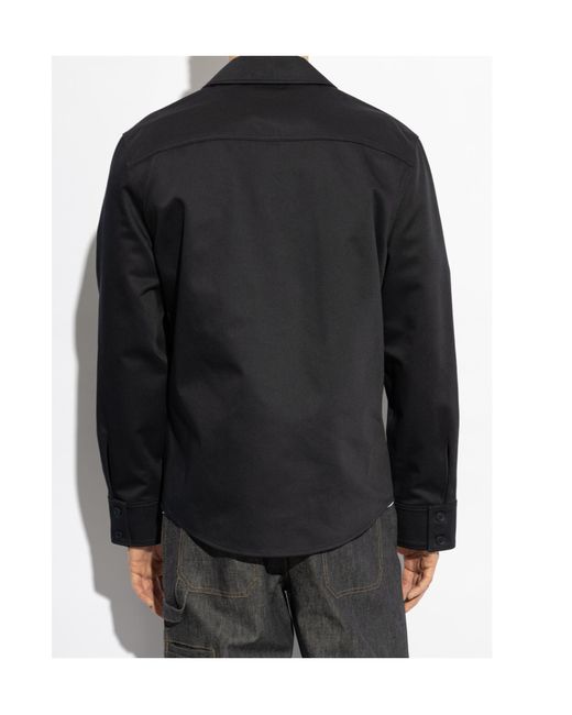 Courreges Black Long-Sleeved Shirt for men