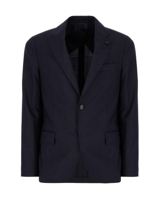 Lardini Blue Single-Breasted Suit for men