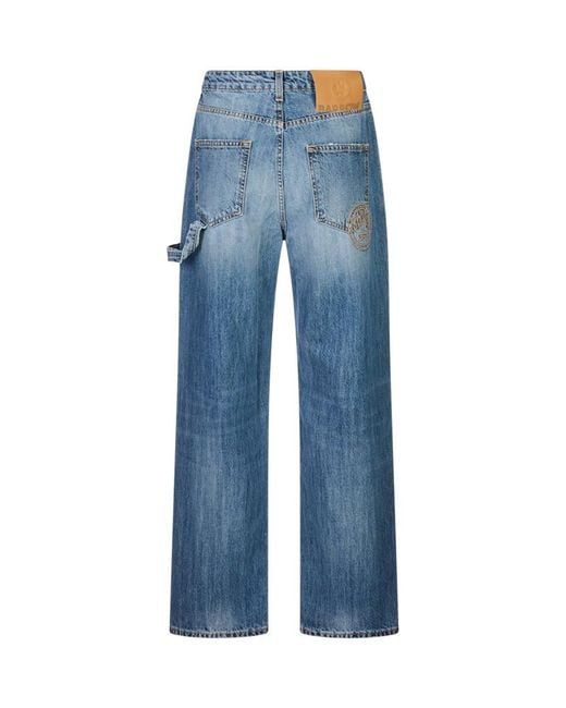 Barrow Blue Straight-Leg Jeans for men