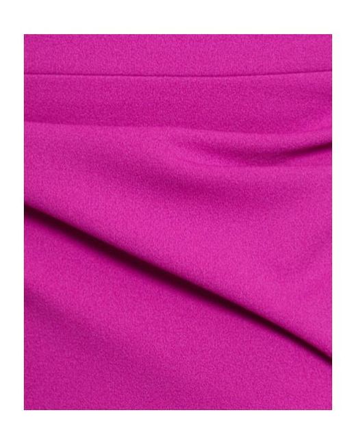 Solace London Pink Joana Asymmetrical Neckline Dress
