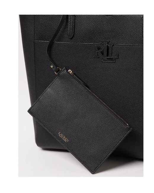 Ralph Lauren Black Lauren Cameryn Top Handle Bag