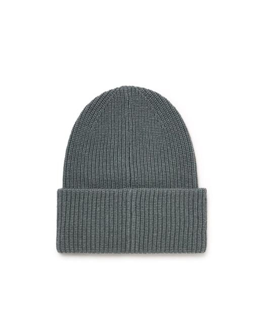 DIESEL Gray K-Pha Ribbed-Knit Beanie Hat for men