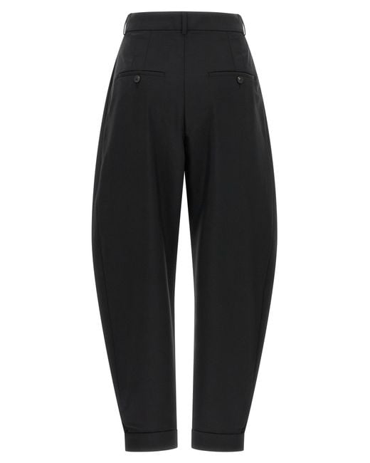 Rohe Black Casual Pants With Belt Loops