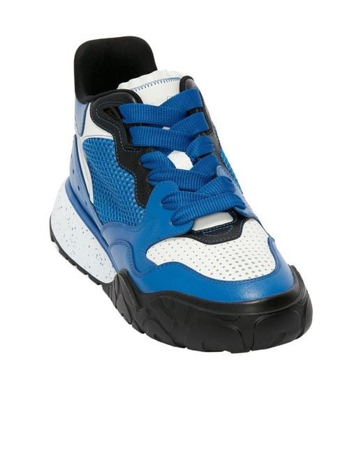 McQueen Blue Court Low-Top Sneakers for men