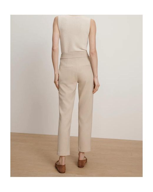 Veronica Beard Natural Renzo Slim-Leg Pant
