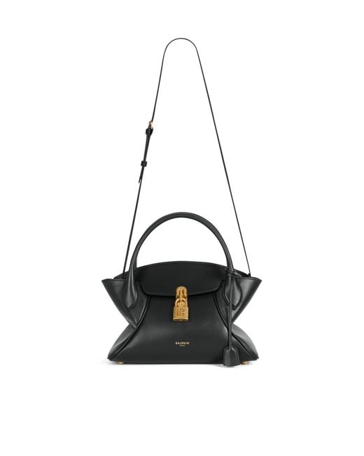 Balmain Black Pulse Day Small Shoulder Bag