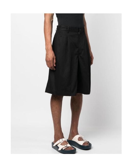 Comme des Garçons Black Logo Shorts for men