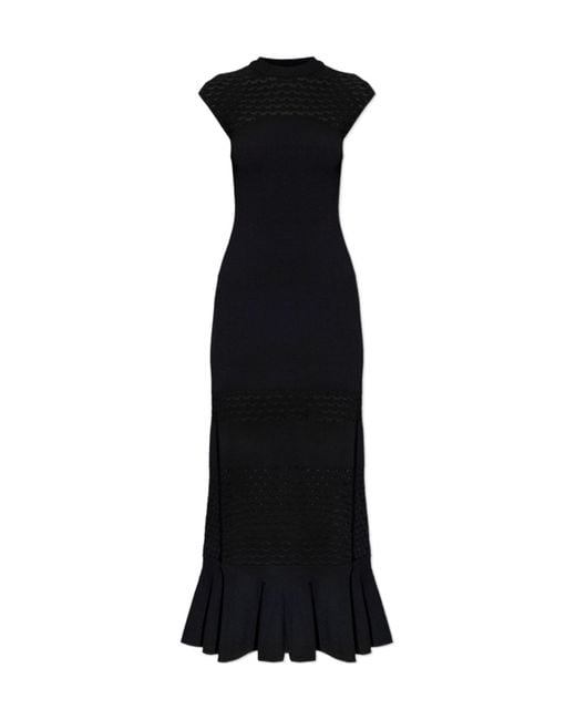 Lanvin Black Midi Dresses