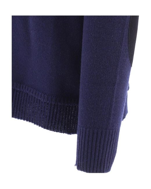 Maison Margiela Blue Décortiqué Sweater for men