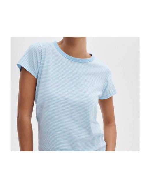 Rag & Bone Blue Striped T-Shirt