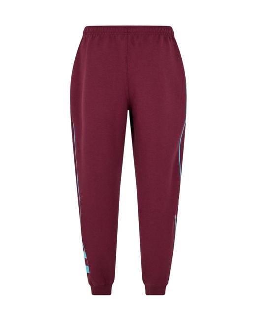 Lacoste Purple Colored Cuffed Sweatpants for men