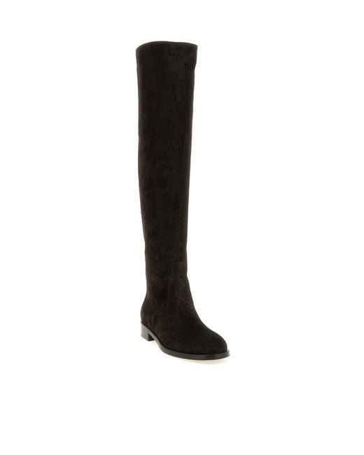 Gianvito Rossi Black Zayne Boots