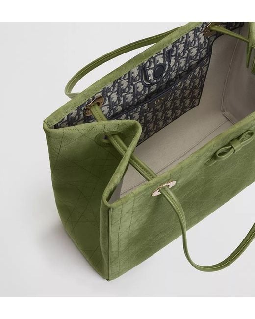 Dior Green Medium Promenade Shopping Bag