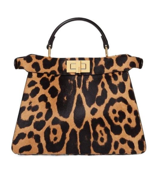 Fendi Brown Peekaboo Mini