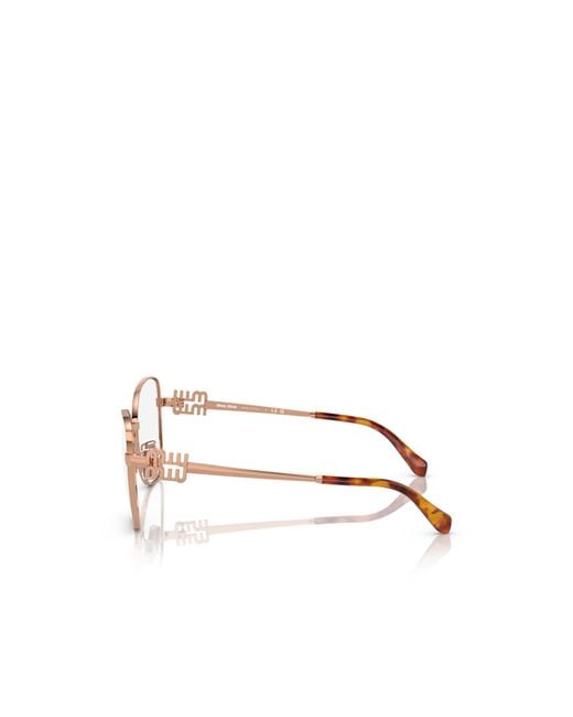 Miu Miu Natural Eyewear Cat-Eye Glasses