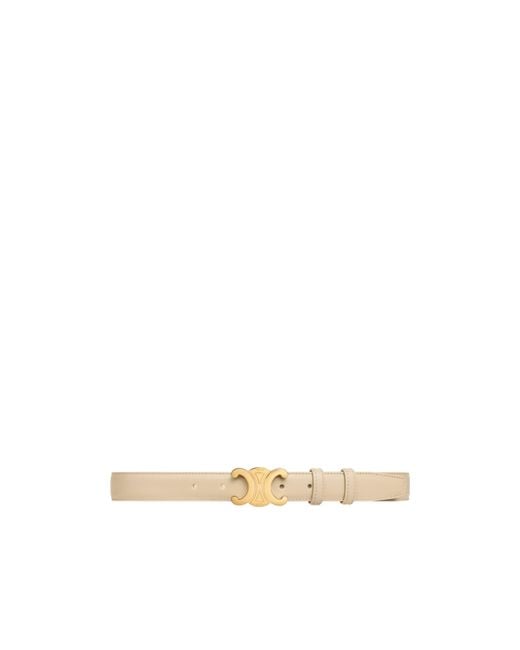 Céline Natural Triomphe Belt 25Mm
