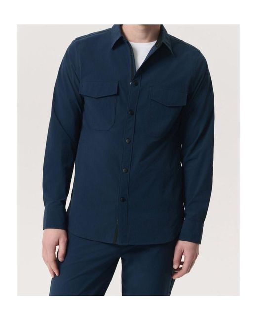Rag & Bone Blue Cpo Overshirt for men
