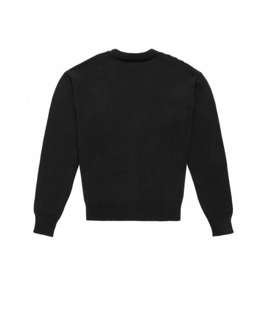 Off-White c/o Virgil Abloh Black Logo Patch V-Neck Cardigan for men