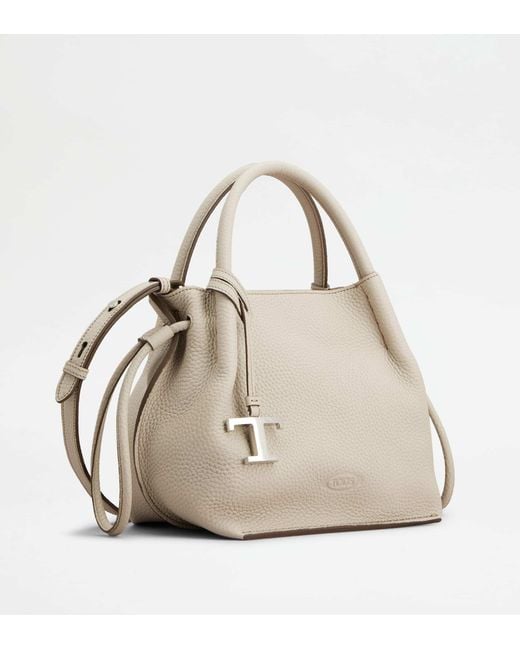 Tod's Natural Leather Bucket Bag