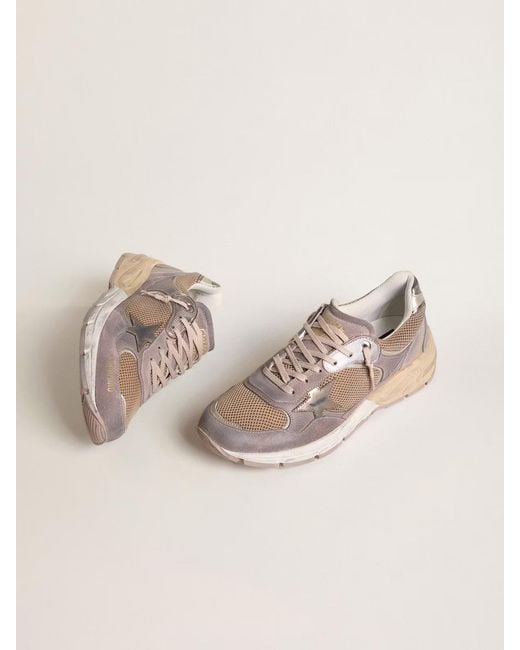 Golden Goose Deluxe Brand Pink Dad-Star Lace-Up Sneakers