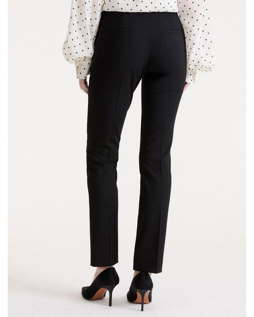 Marella Black Pleated Casual Trousers