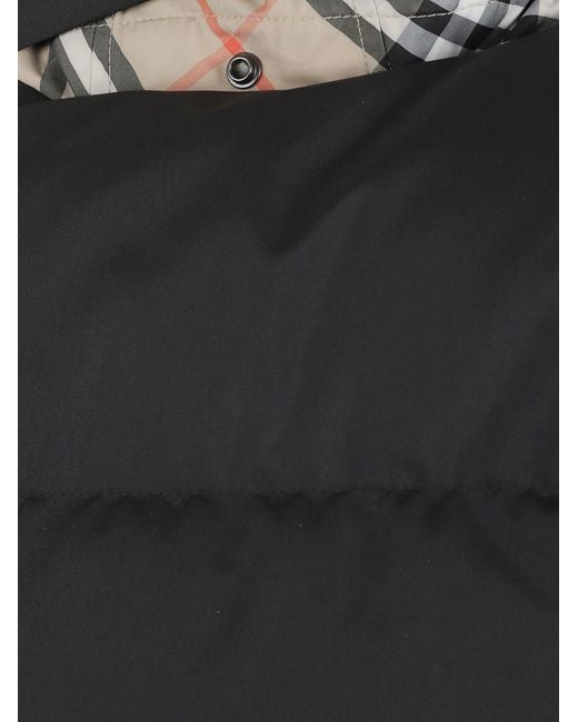 Burberry Black High-Neck Puffer Jacket