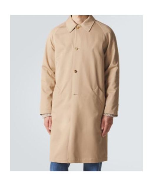 Gabriela Hearst Natural Cotton Gabardine Trench Coat for men