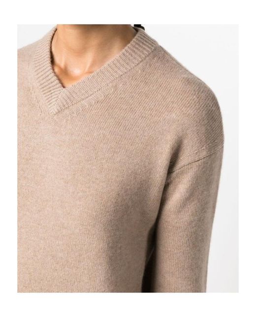 Max Mara Natural 'S V-Neck Long-Sleeved Jumper