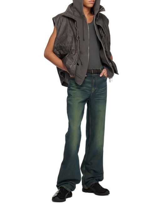 Our Legacy Green 70S Cut Straight Fit Jeans for men