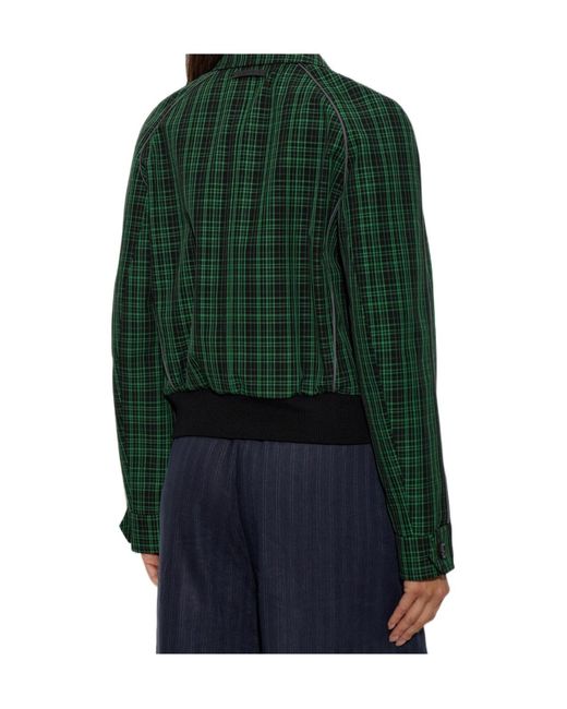 Marni Green Checked Jacket