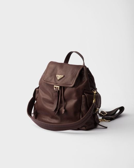 Prada Brown Explore Medium Backpack