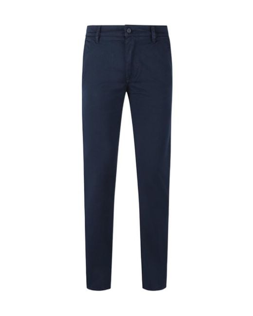 Boss Blue Logo Casual Pants for men