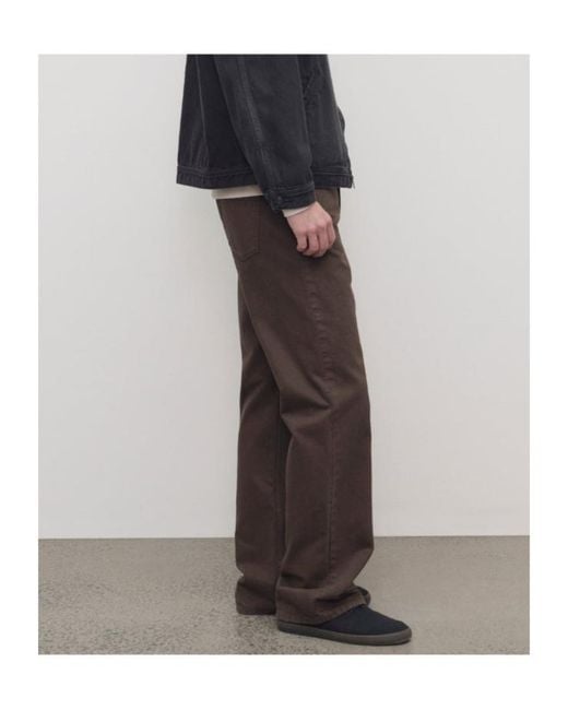 The Row Brown Siouxie Straight Leg Jeans for men