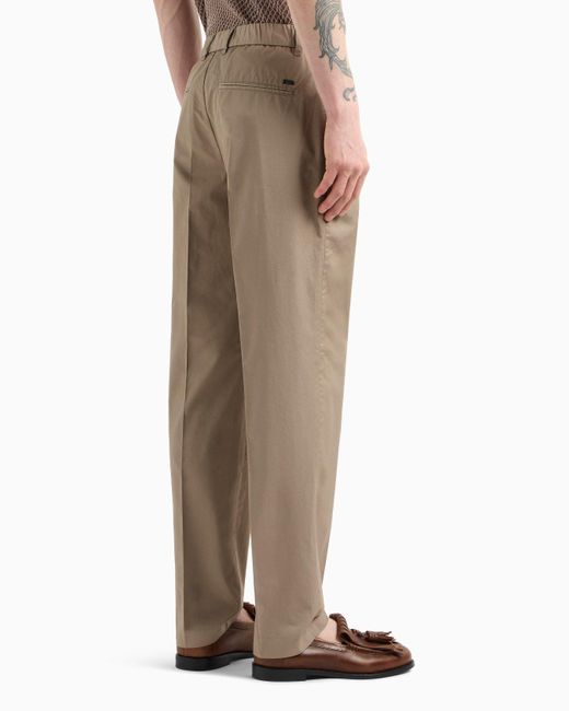Emporio Armani Natural Waistband Loop Casual Pants for men